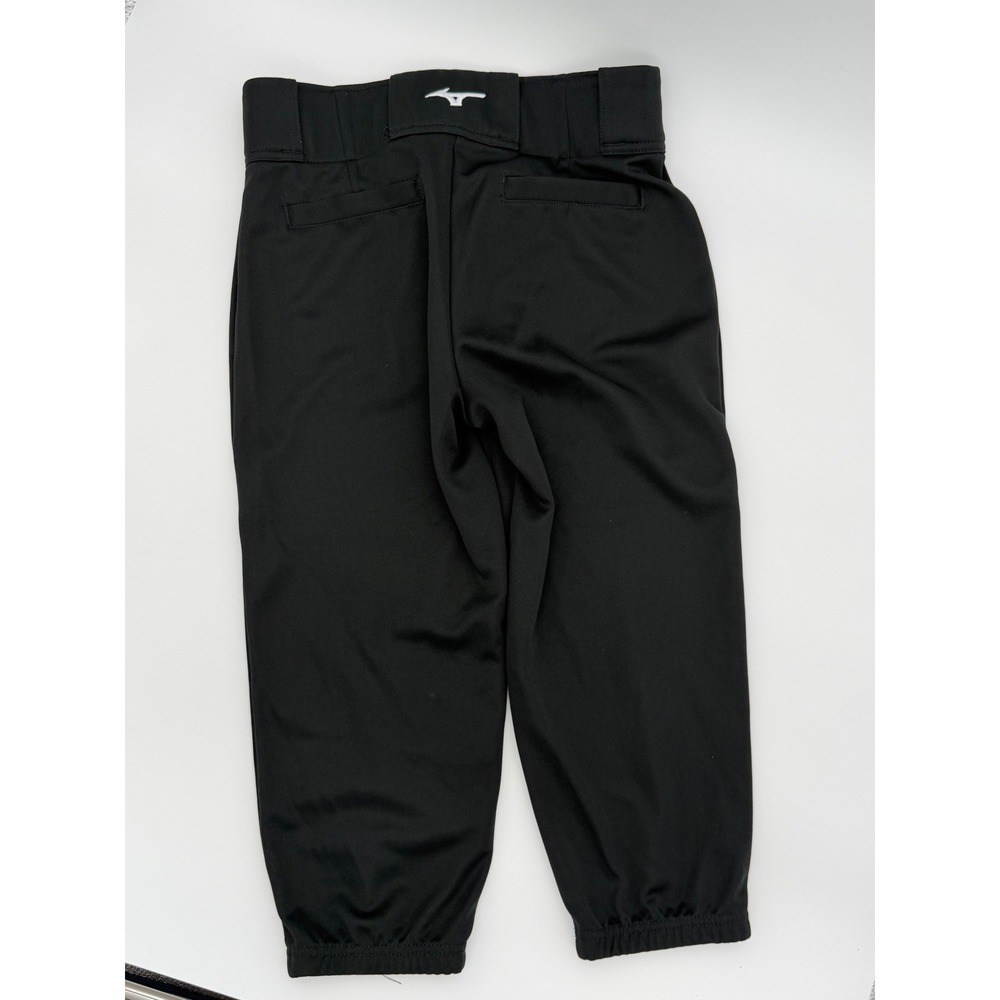 Mizuno Softball Pants Youth Large Black Knicker Style Athletic Baseball 159924 - Picture 2 of 4